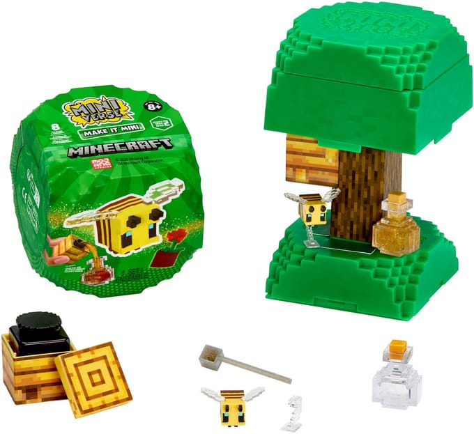 MGA’s Miniverse Make It Mini Minecraft Serie 2 Blind Box, vanaf 8 jaar