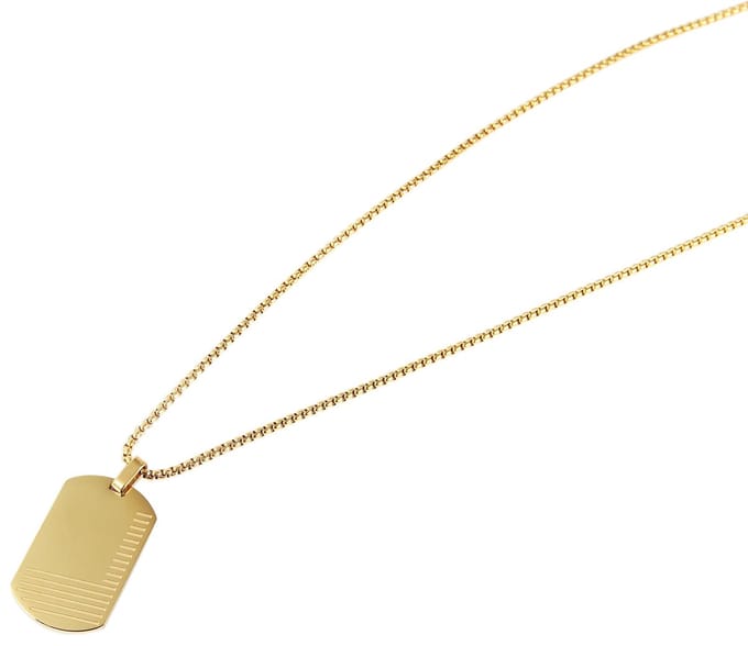 AKZENT Akzent unisex ketting met hanger Jascha, duurzaam