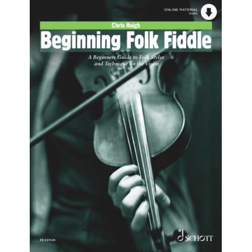 Schott Music Beginning Folk Fiddle - Lesboek voor snaarinstrumenten
