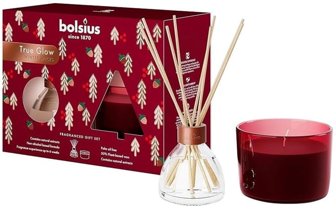 Bolsius True Glow Winter Spices Geschenkset