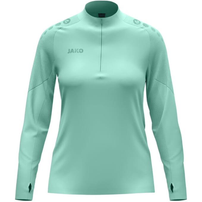 Jako Light Flow Ziptop Dames - Munt | Maat: M