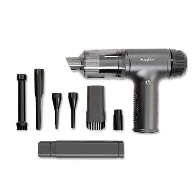 Nedis Airduster - Kruimeldief - 90 W - Oplaadbaar & Draadloos - Zwart