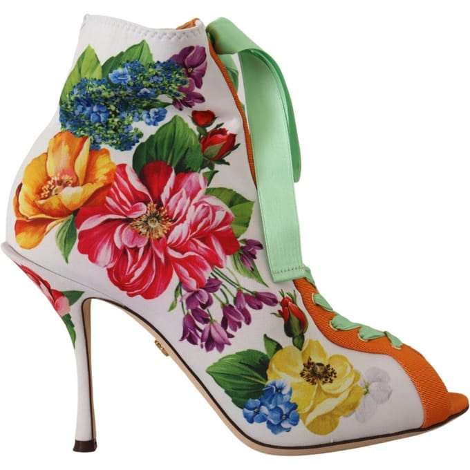 Bloemenprint Enkellaarzen La9805