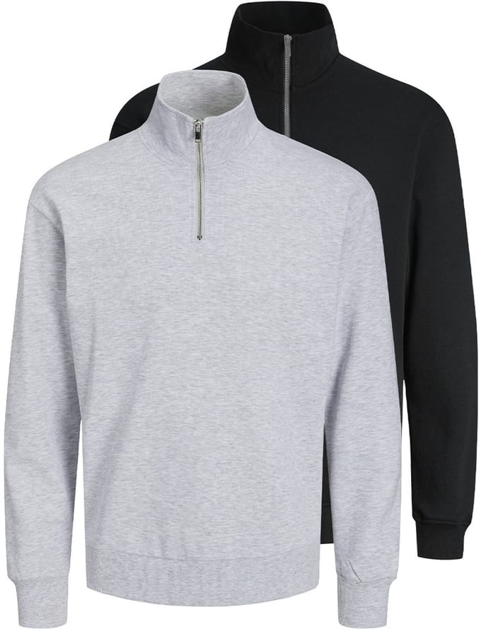 Jack & Jones Heren sweattroyer 2 pack Bradley
