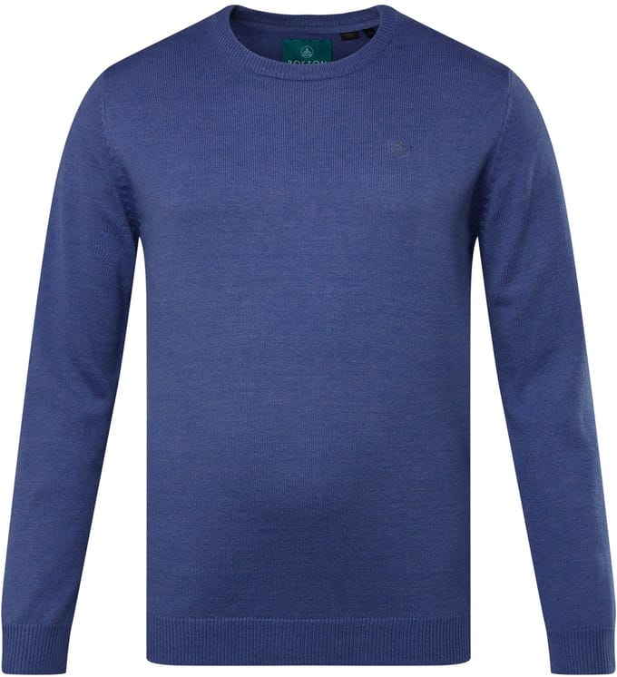 Boston Park - Heren - Trui - Middenblauw - Maat 68+