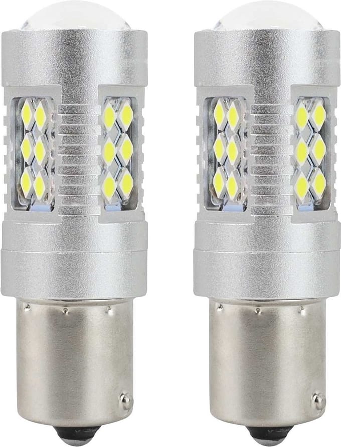 AMiO LED CANBUS 3030 24SMD 1156 BA15S P21W Wit 12V/24V