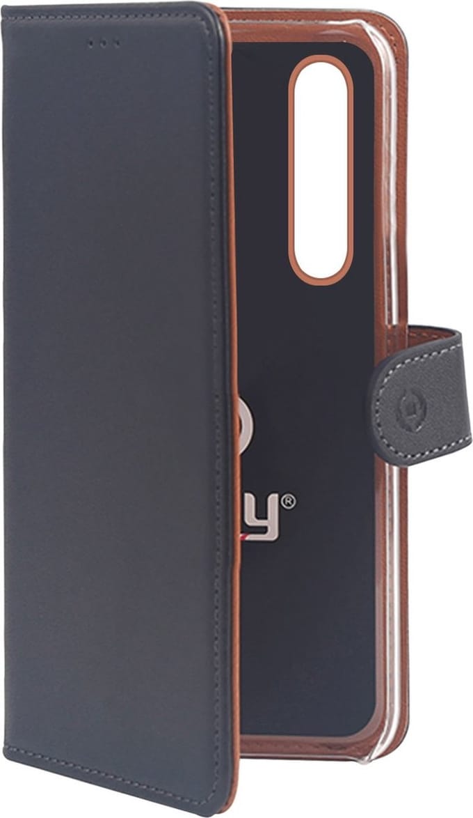 CELLY Wally for Huawei P30 - Black / Cognac