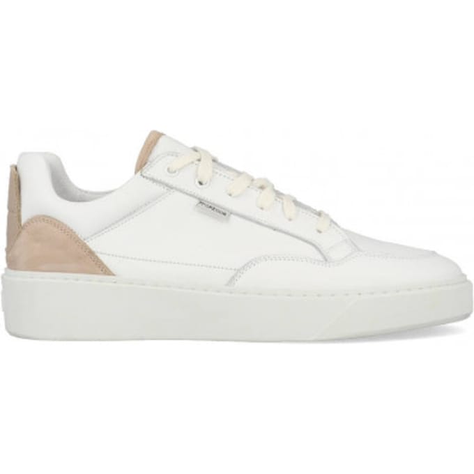McGregor Heren Sneakers - Beige - Lage Sneakers - Leer - Veters