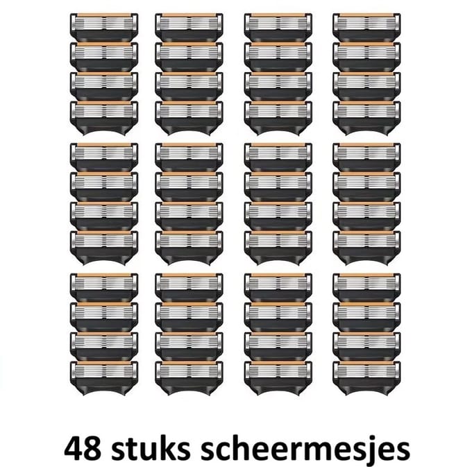 K&R Ventures Scheermesjes - Geschikt voor Fusion5 - 48 stuks