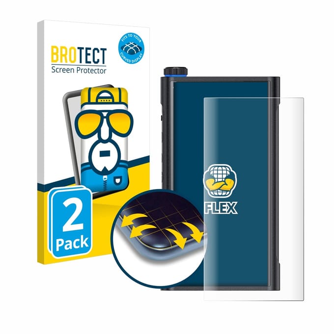 BROTECT - Screenprotector voor FiiO M15s - Folie Beschermfolie transparant volledig dekking - 2 Stuks