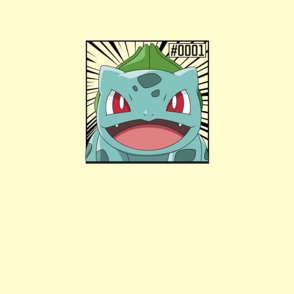 Pokémon Pokédex Bulbasaur #0001 Women's T-Shirt - Cream - XL
