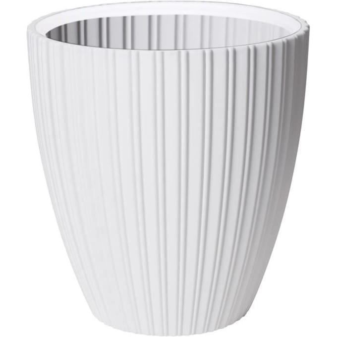 GARDEN ID – Fancy witte plantenbak – 40x42 cm – 36 L