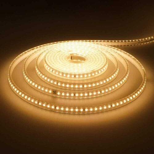 HOFTRONIC Flex120 LED Strip 5 meter - 3000K warm wit - IP65 waterdicht - Buiten & Binnen - 120 LEDs/m - 50 Watt 4200 lumen - Inkortbaar per meter -
