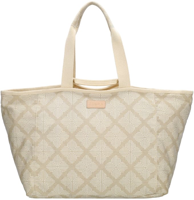 Zebra Trends Richelle Strandtas - Ritssluiting - Schoudertas - Ritsvak - Shopper - Zomertas - Beach - Zand