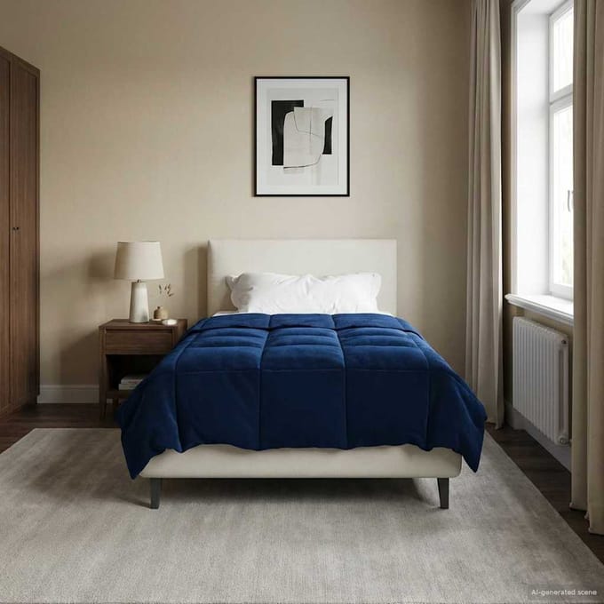 vidaXL - Winter - Duvet - 155 - x - 220 - cm - Winter - Microvezel - (100% - polyester)
