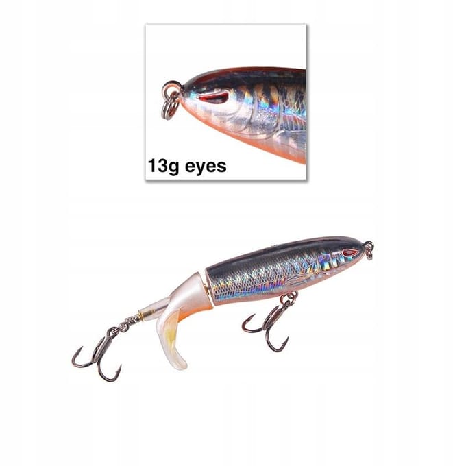 Popper Flopper Wobbler - Ideale Kunstaas voor Snoek, Baars en Meerval