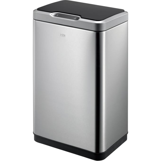 EKO - Mirage Sensor Bin 30 liter - Stainless steel Plastic - mat RVS, zwart - Prullenbak