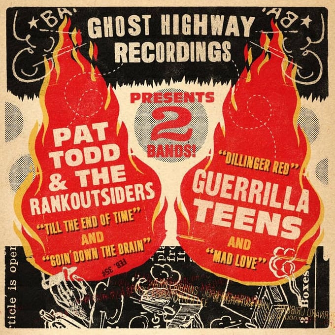 Pat Todd & The Rank Outsiders & Guerilla Teens - Split (LP)