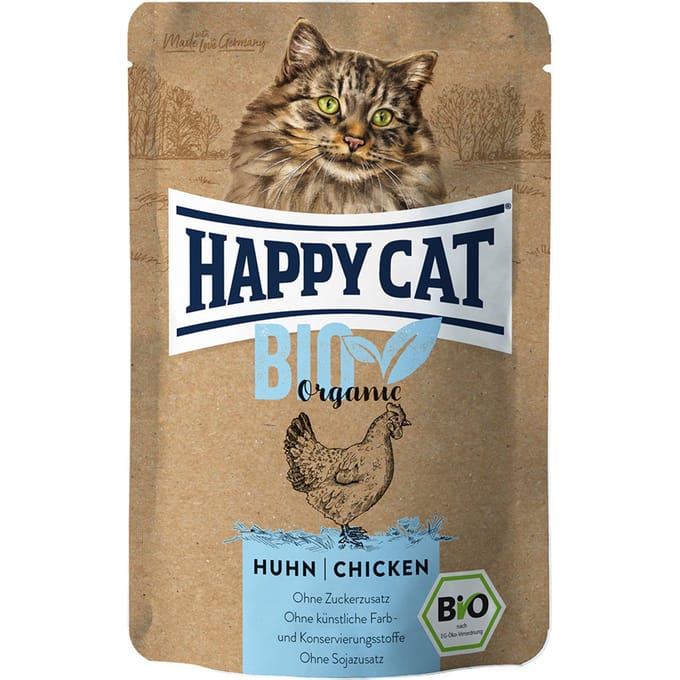 6x85g Kip Happy Cat Bio Kattenvoer