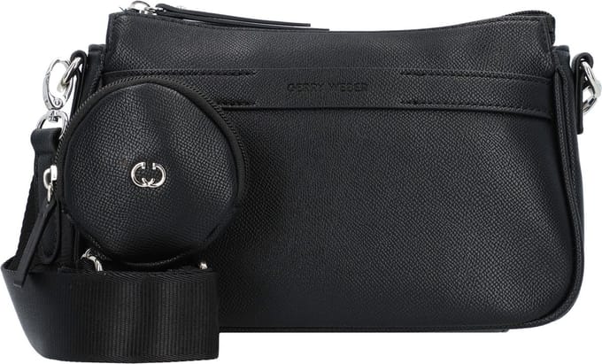 GERRY WEBER Schoudertas Zeitgeist Shoulderbag SHZ2 Black Zwart