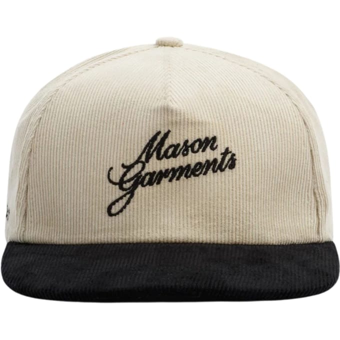 Mason Garments Cap Bicolore Petten Zwart Acc-27