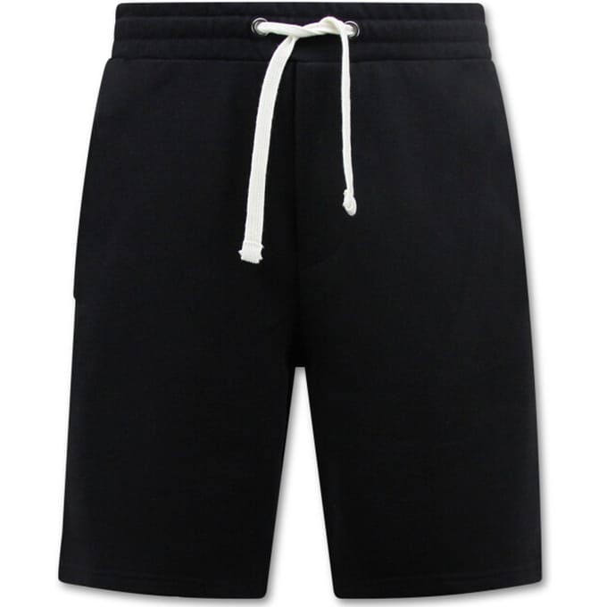 Sweat Shorts Heren - Shorts Heren Jogging - Zwart