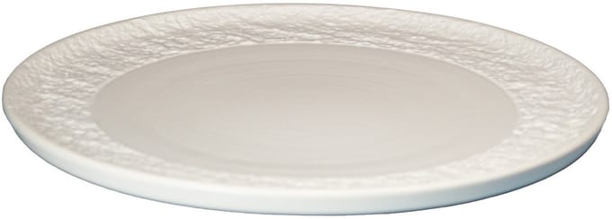 Chalk coupe bord op voet 16 cm - set van 6 stuks