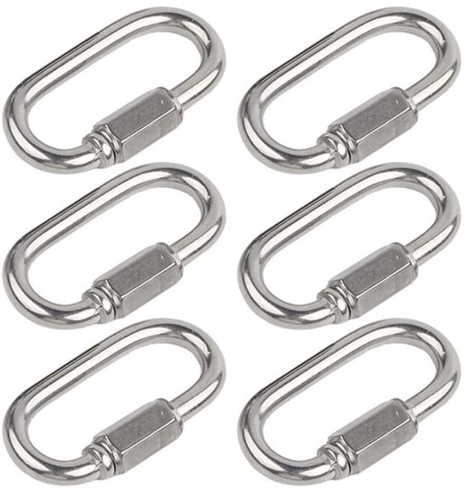 Allecto - Karabijnhaak - Heavy Duty - Roestvrij staal - Connectoren