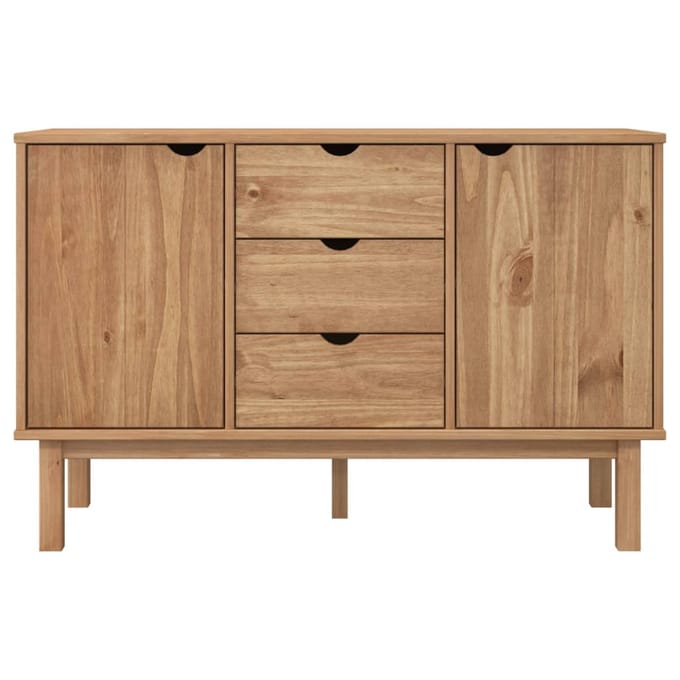 vidaXL - Dressoir - OTTA - 113,5x43x73 - cm - massief - grenenhout