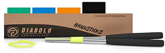 Professionele Diabolo Handstaven met Schuimrubber Handvat en Reservekoord