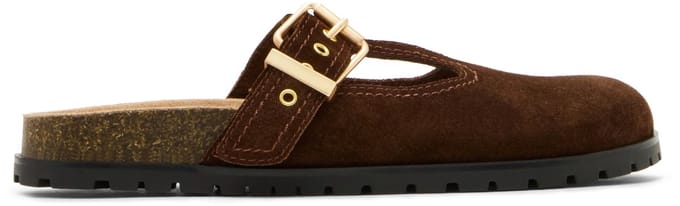 Steve Madden Atticus Mules Brown Suede Taglia: 41 | Infradito Outlet | Donna | Marrone