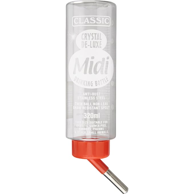 320 ml Medium Drinkfles Classic de Luxe voor Knaagdieren en Konijnen