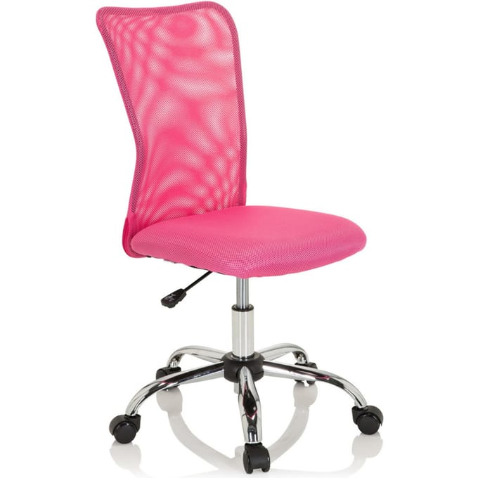 Kinder bureaustoel KIDDY NET I Netstof roze hjh OFFICE