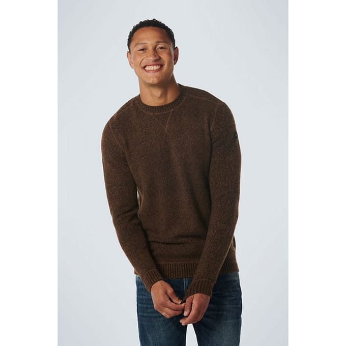 No Excess Pullover Crewneck Soft Stretch Caramel Größe: XXL | Pullover Outlet | Herren | Braun