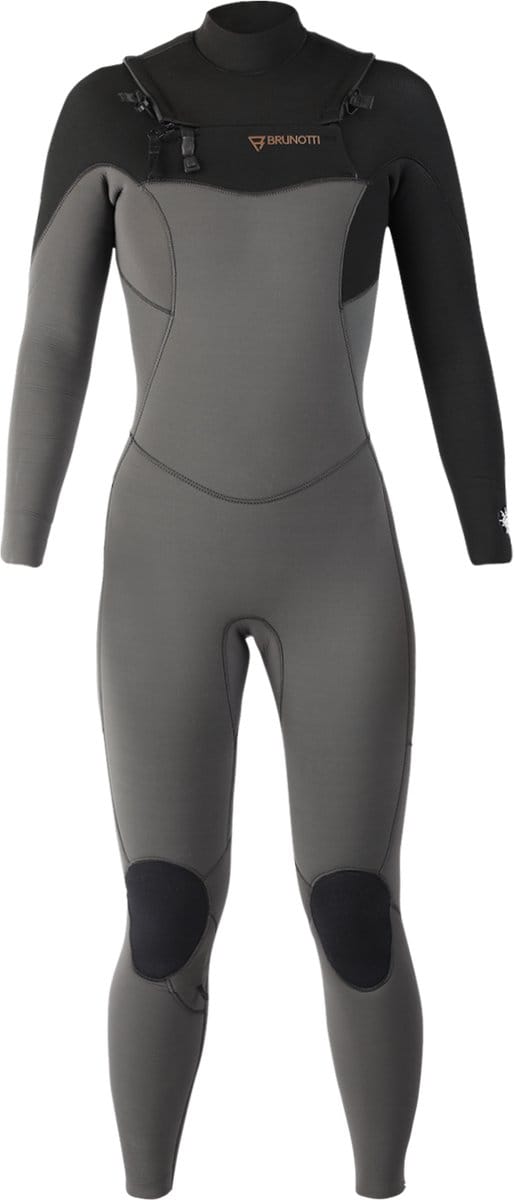 Brunotti - Glow Wetsuit Dames - Fullsuit 5/4mm - Grijs - XL