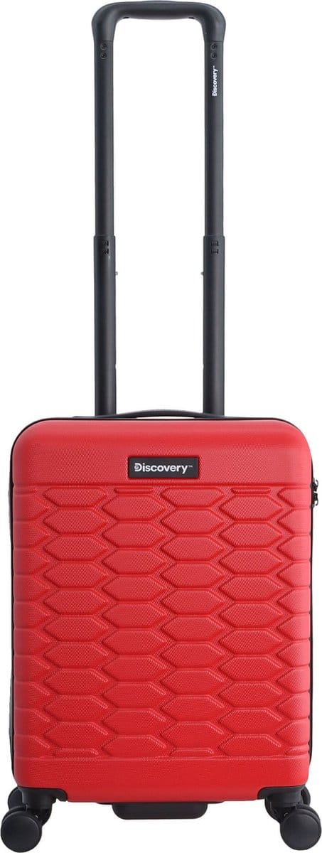 Discovery harde Handbagage Koffer / Reiskoffer - Reptile - 54.5 cm (S) - Rood - Rood / Small