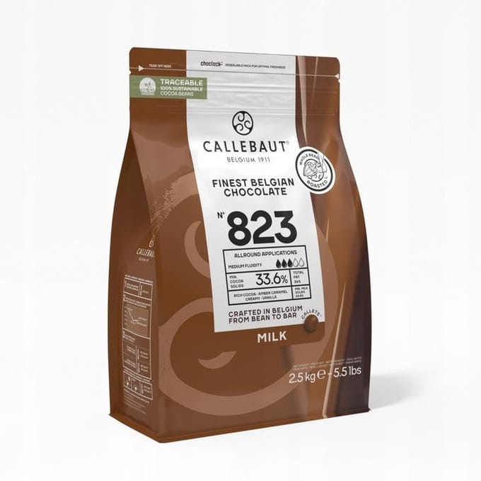 Callebaut Chocolade Callets - Melk - 2,5 kg - Belgische Chocolade