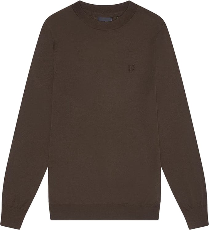Lyle & Scott Tonal Eagle Merino Crew Neck Jumper