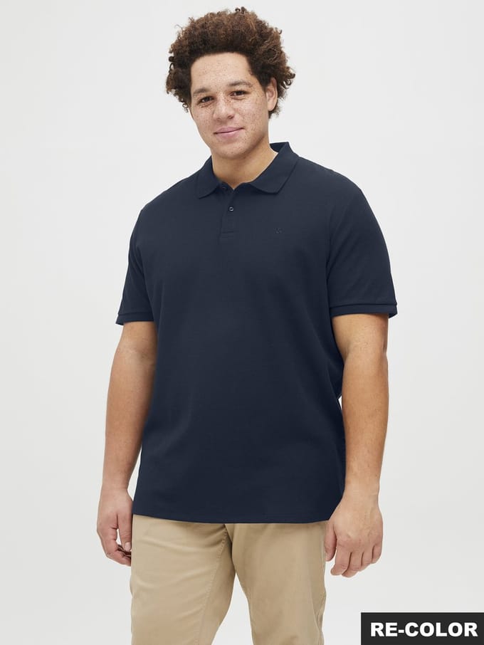 Jack & Jones Plus Polo shirt Plus Size Logo Polo shirt
