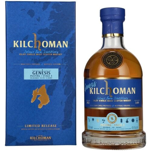 Kilchoman GENESIS PEATING Stage 3 49,4% Vol. 0,7l in geschenkverpakking