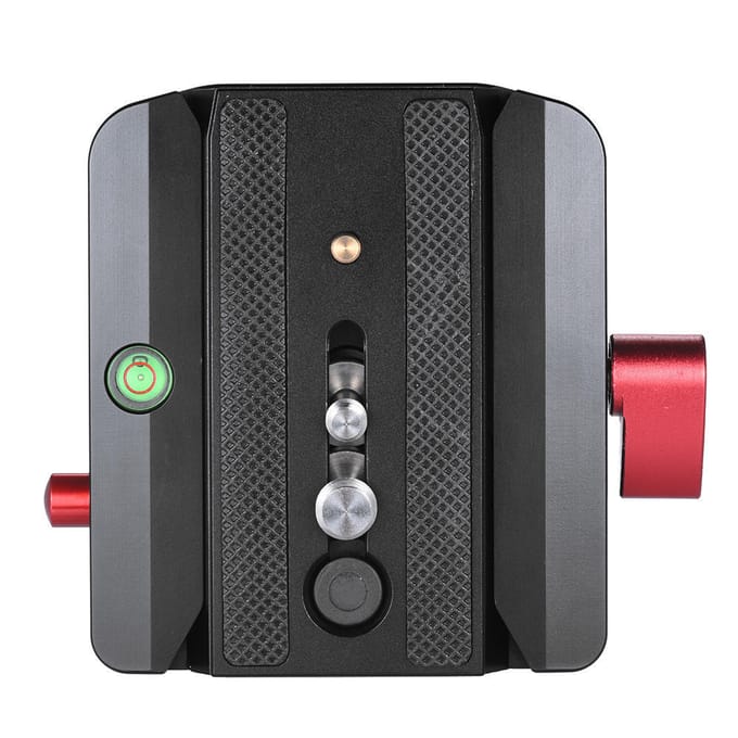Snelkoppeladapter met Snelontgrendel Schuifplaat voor Manfrotto Statief 577 Vervanging black