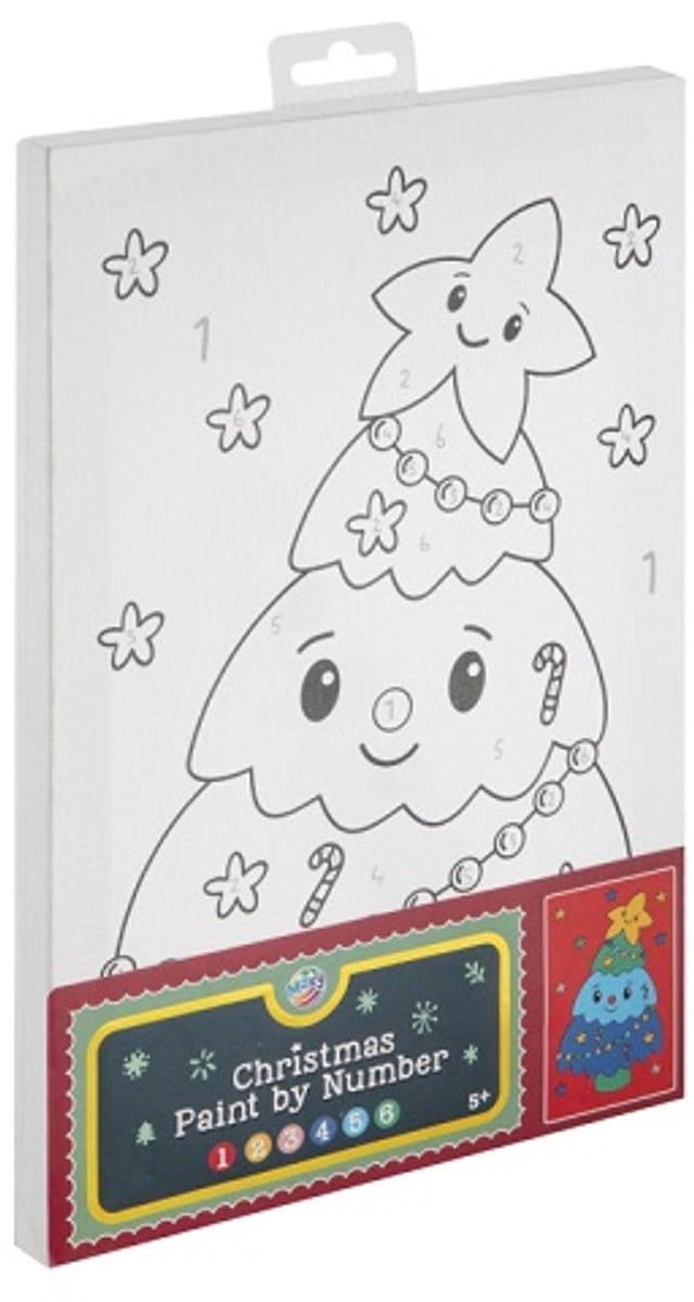 CCG XMAS schilderij op doek 30x19 cm - puzzel van 50 stukjes