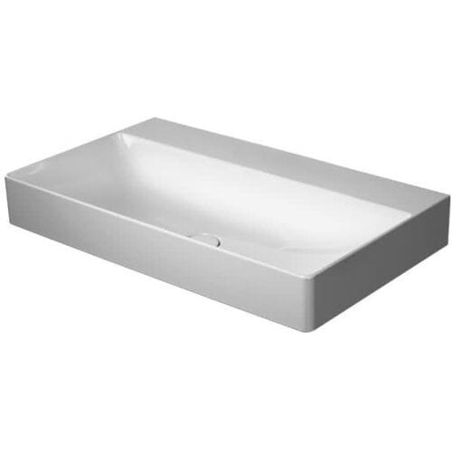 Duravit DuraSquare washbasin without tap hole, without overflow 80 x 47 cm 2353800070