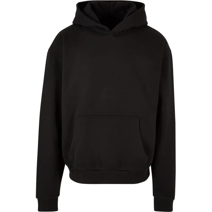 Build Your Brand - Ultra Heavy Oversized Hoodie - Black maat S