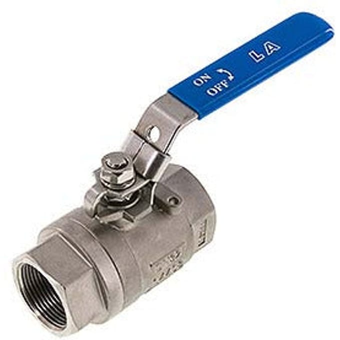 G 2 inch 2-Weg RVS Kogelkraan - BL2SH-M-200