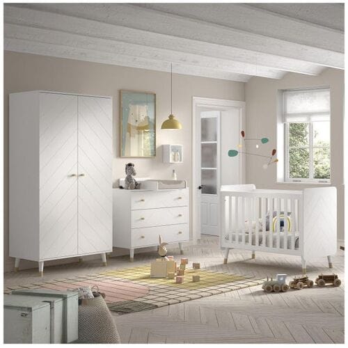 Jaxx 3-delige babykamer Billy White unisex