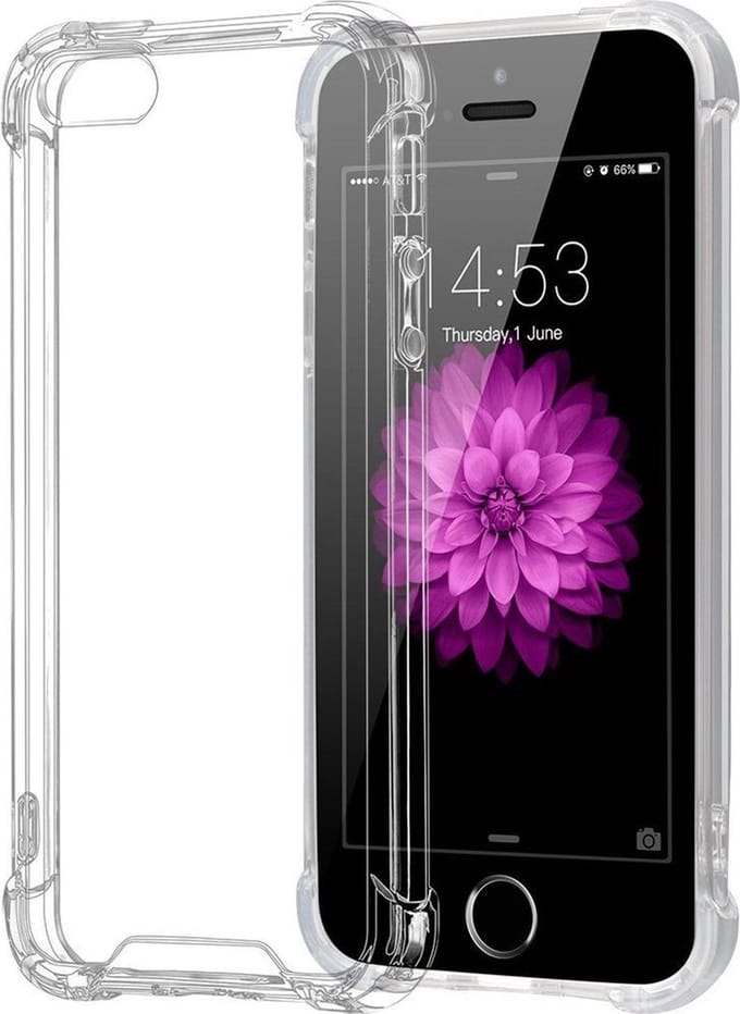 Hoesje geschikt voor iPhone 5 / 5s / SE - Backcover Transparant - Shockproof