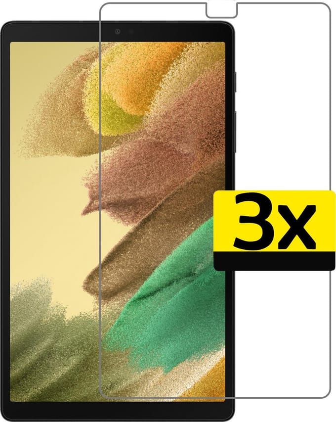 Screenprotector - Geschikt voor Samsung Galaxy Tab A7 Lite - 3 Stuks - Extra Sterk - Beschermglas - Gehard Glas - Tempered Glass - Screen Protector