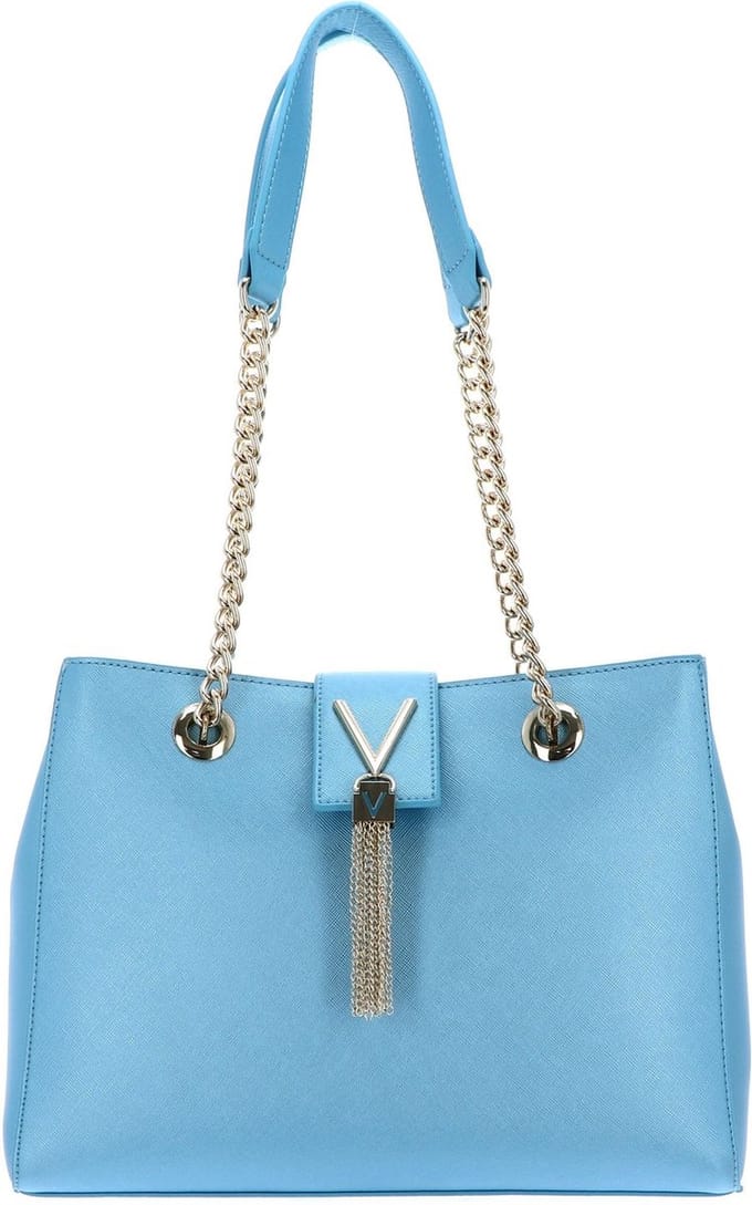 VALENTINO Schoudertas Divina SA Tote Turchese Met Lichtblauw