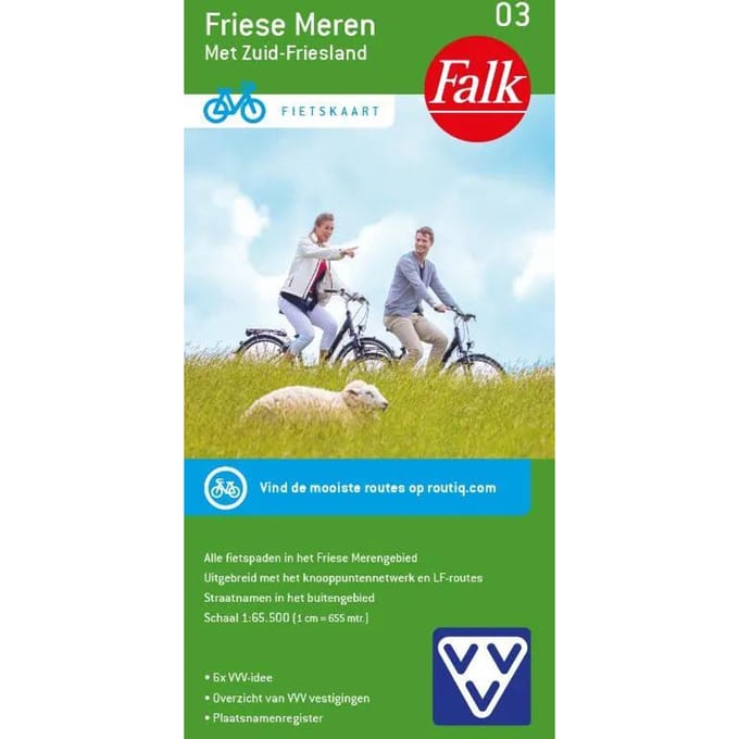 Falk Vvv Fietskaart 03 Friese Meren - Falkplan Fietskaart